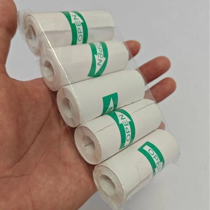 Mini Wireless Bluetooth Label Printer 57mm Thermal Sticker School Home Text Photo Wrong Question Printing Sticker Consumables