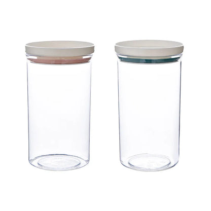 Sealed Kitchen Storage Box - Clear Food Canister Airtight Container with Wide Mouth - ZOOMNSTORE