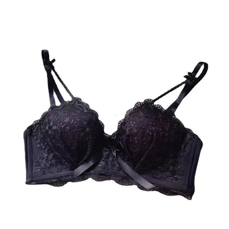 Anti Sagging Bralette Mujer Seamless Bras for Women Sexy Lingerie Korean Push Up Bra Brassiere Black Underwear Cute Korean Style - ZOOMNSTORE