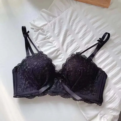 Anti Sagging Bralette Mujer Seamless Bras for Women Sexy Lingerie Korean Push Up Bra Brassiere Black Underwear Cute Korean Style - ZOOMNSTORE