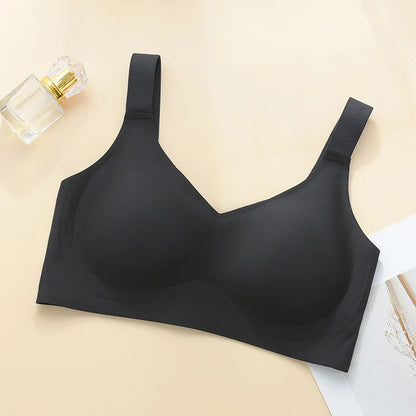 Seamless Bra Big Breasts - Wire Free Push Up Sports Bra | Breathable, Slim Fit, Back Closure - ZOOMNSTORE