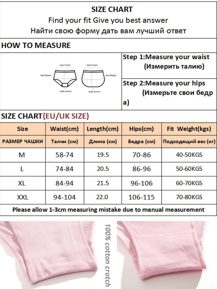 Seamless Cotton Panties – Low Waist Breathable Women's Briefs, Soft Stretchy Underwear - ZOOMNSTORE