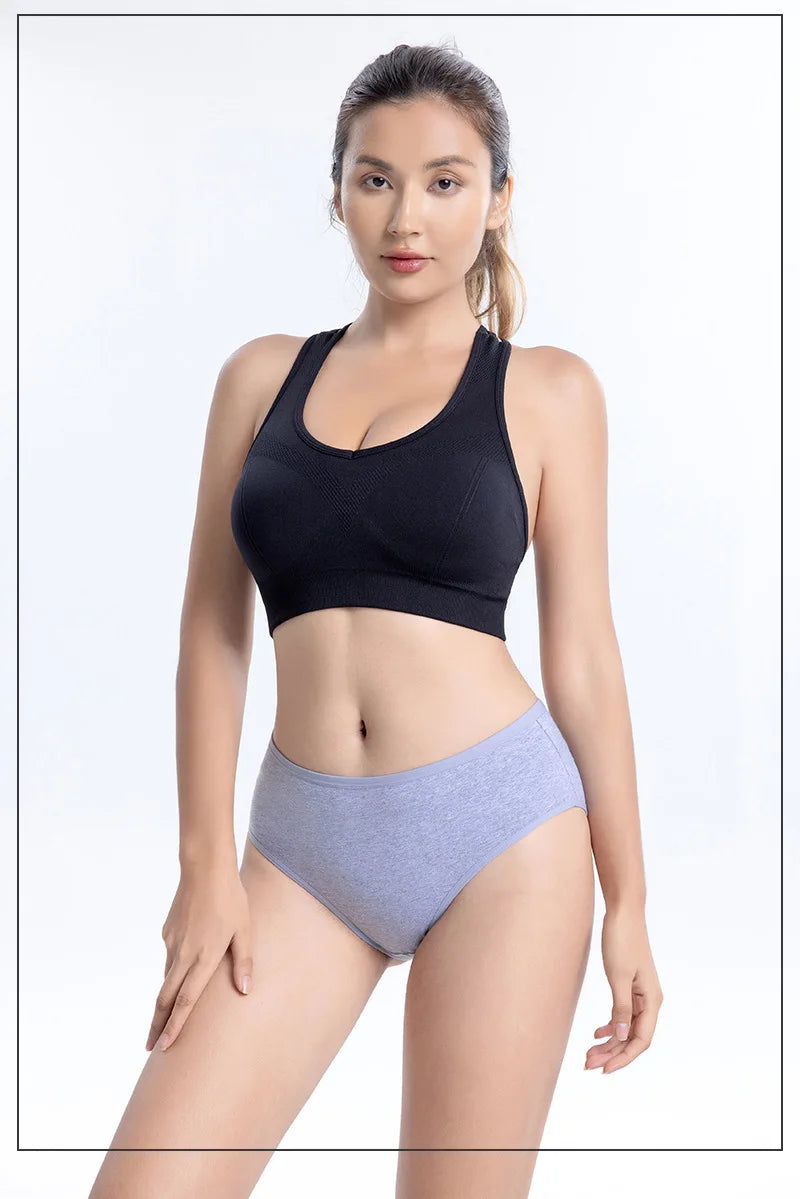 Seamless Cotton Panties - Women’s Soft Cotton Lingerie Set | Big Size Underwear - ZOOMNSTORE