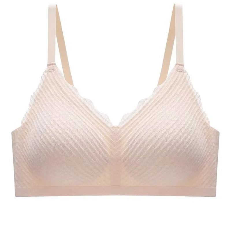 Lace Seamless Womens Bra - Non-Slip Thin Sling Back Bra - ZOOMNSTORE