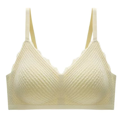 Seamless Womens Lace Bra - Non-Slip Thin Back Sling - ZOOMNSTORE