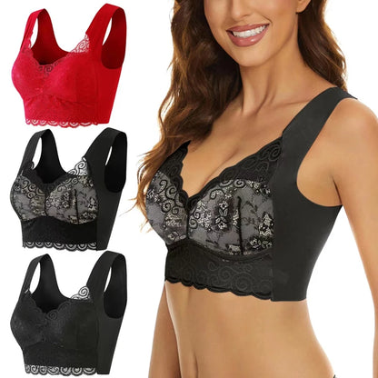 Seamless Large Size Underwear Women's Small Breasts Gather No Steel Ring On The Collection Auxiliary Breast Anti-sagging Bra - ZOOMNSTORE