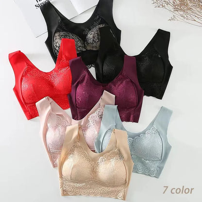 Seamless Large Size Underwear Women's Small Breasts Gather No Steel Ring On The Collection Auxiliary Breast Anti-sagging Bra - ZOOMNSTORE