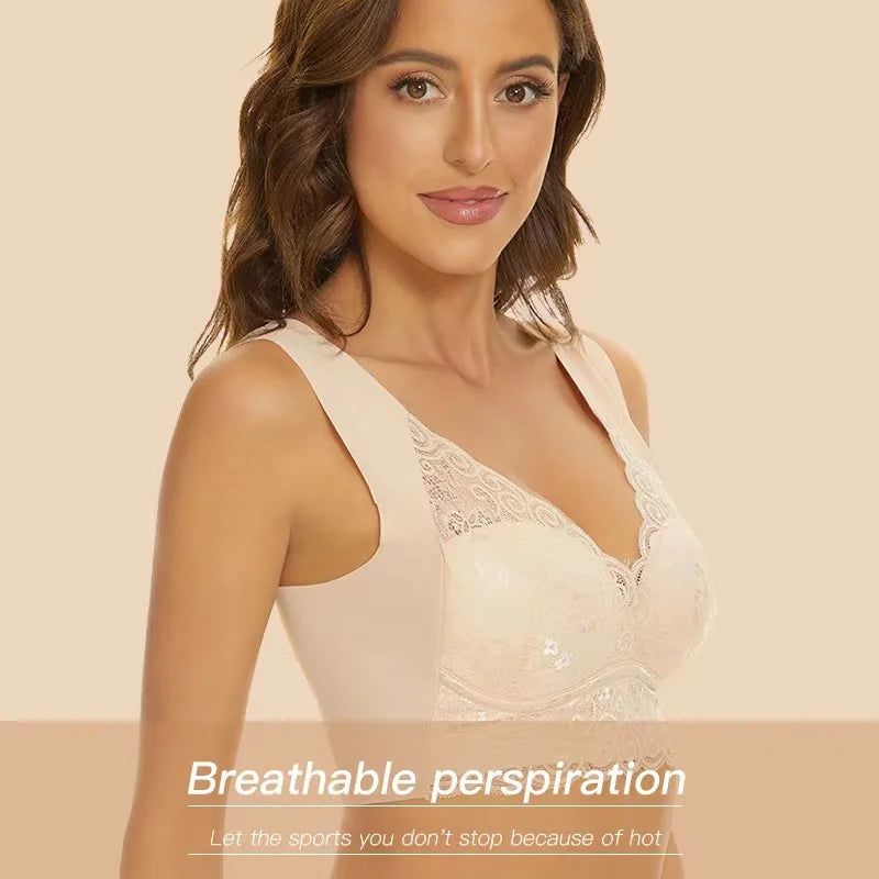 Seamless Large Size Underwear Women's Small Breasts Gather No Steel Ring On The Collection Auxiliary Breast Anti-sagging Bra - ZOOMNSTORE