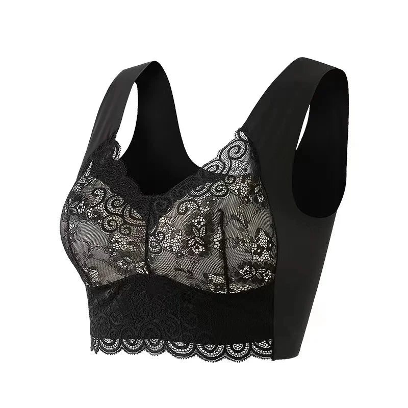 Seamless Large Size Underwear Women's Small Breasts Gather No Steel Ring On The Collection Auxiliary Breast Anti-sagging Bra - ZOOMNSTORE