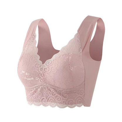 Seamless Large Size Underwear Women's Small Breasts Gather No Steel Ring On The Collection Auxiliary Breast Anti-sagging Bra - ZOOMNSTORE