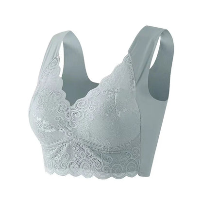 Seamless Large Size Underwear Women's Small Breasts Gather No Steel Ring On The Collection Auxiliary Breast Anti-sagging Bra - ZOOMNSTORE