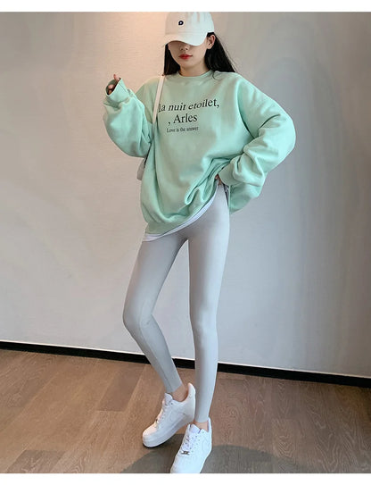 Seamless Leggings Women – High Waist Brushed Shark Fitness Pants | Slim Fit - ZOOMNSTORE