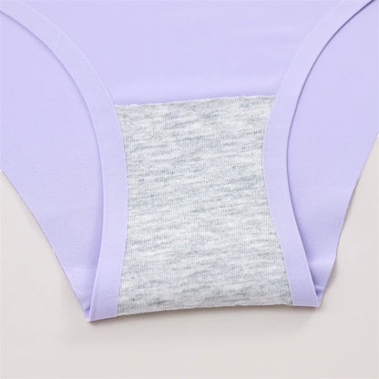 Seamless Low Waist Panties – 6Pcs Women's Breathable Briefs Set | High Elastic Lingerie - ZOOMNSTORE