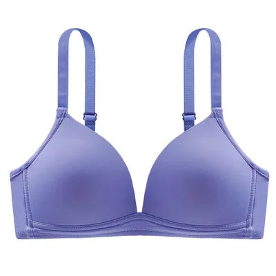 Women Seamless Bra Sexy No Wire Push Up Underwear Girls Students Breathable Thin 12 Colors Bras - ZOOMNSTORE