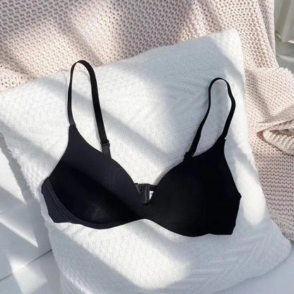Women Seamless Bra Sexy No Wire Push Up Underwear Girls Students Breathable Thin 12 Colors Bras - ZOOMNSTORE