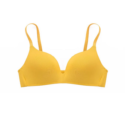 Women Seamless Bra Sexy No Wire Push Up Underwear Girls Students Breathable Thin 12 Colors Bras - ZOOMNSTORE