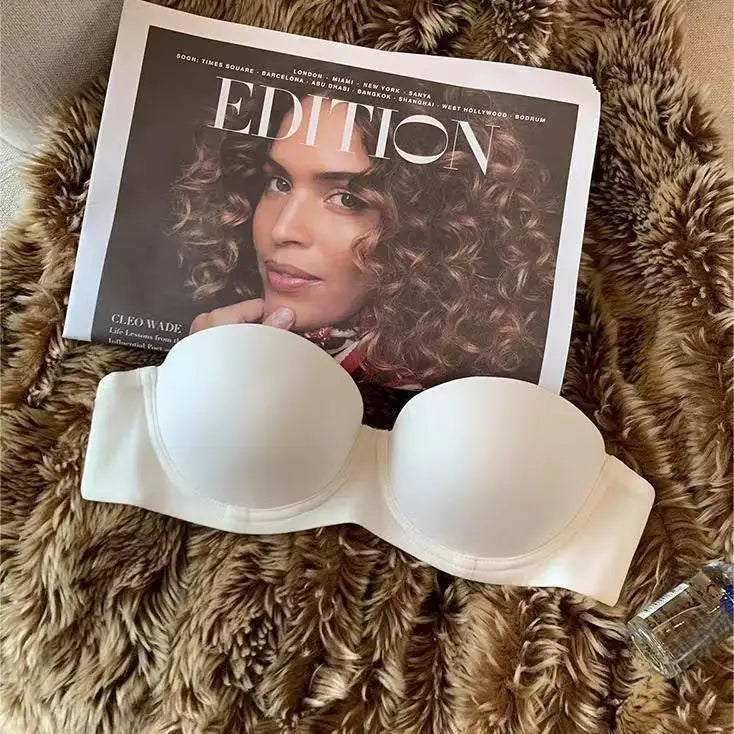 Seamless Push Up Bras For Women 1/2 Cup Underwear Padded Bra Comfort Invisible Brassiere Non-wire Fixed Cup Sexy Lingerie - ZOOMNSTORE