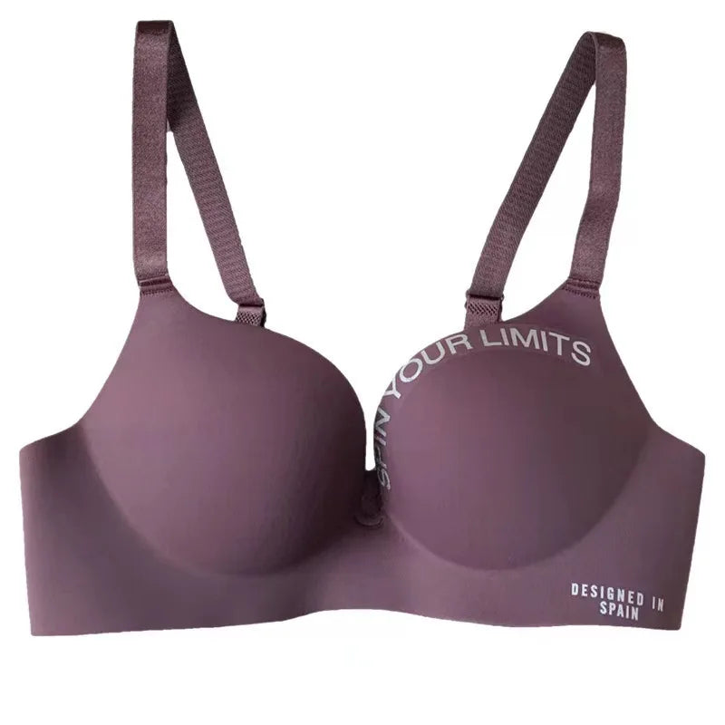 Seamless Push Up Bra - Women's One-Piece Wire Free Bra with Adjustable Straps - ZOOMNSTORE