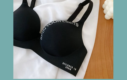 Seamless Push Up Bra - Women's One-Piece Wire Free Bra with Adjustable Straps - ZOOMNSTORE
