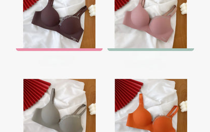 Seamless Push Up Bra - Women's One-Piece Wire Free Bra with Adjustable Straps - ZOOMNSTORE