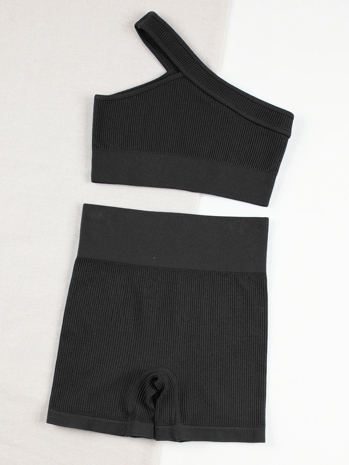 Seamless Sports Set Women Fitness Outfit – Yoga Suit Ribbed & Running Bra Padless - ZOOMNSTORE