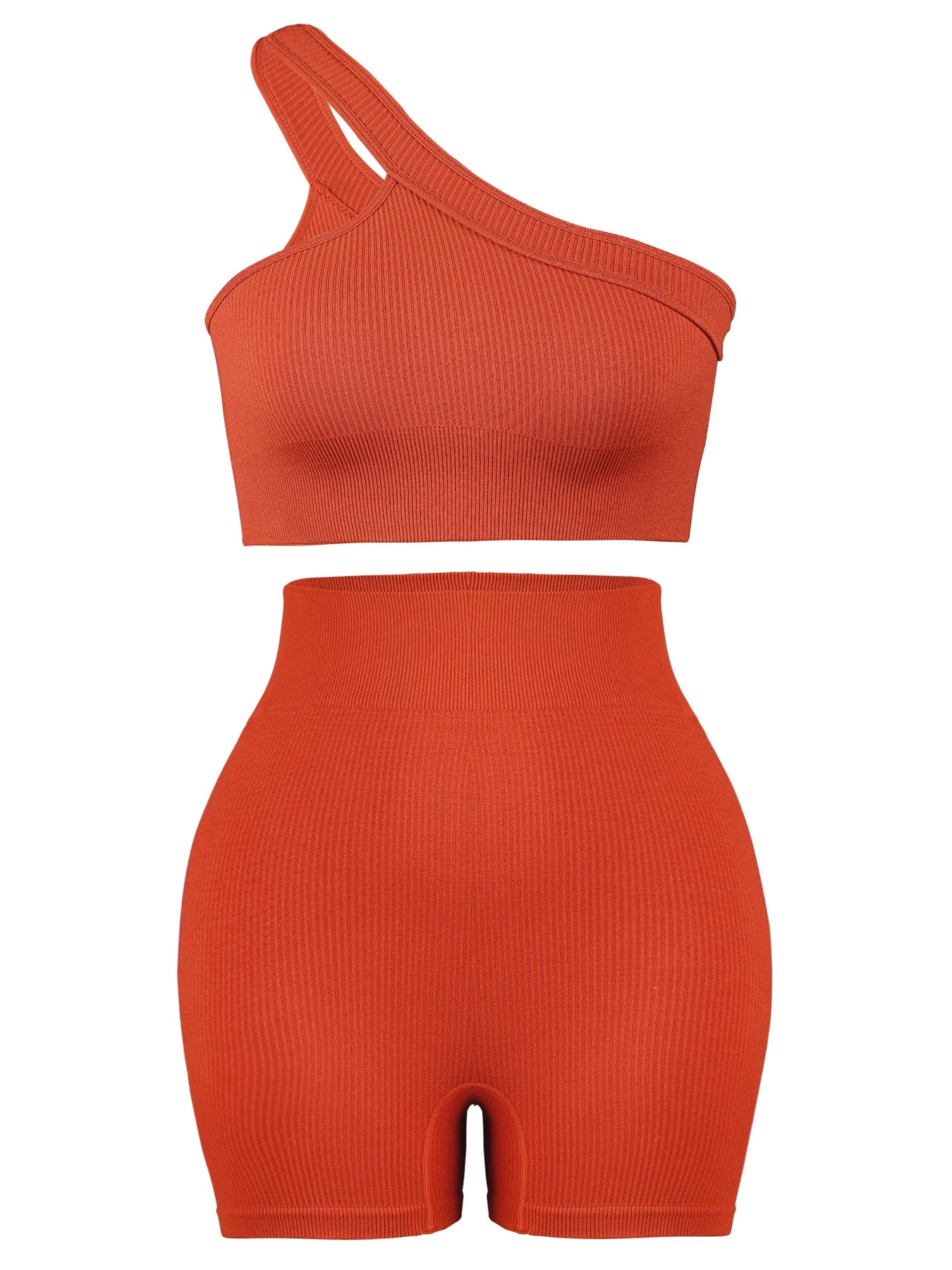 Seamless Sports Set Women Fitness Outfit – Yoga Suit Ribbed & Running Bra Padless - ZOOMNSTORE