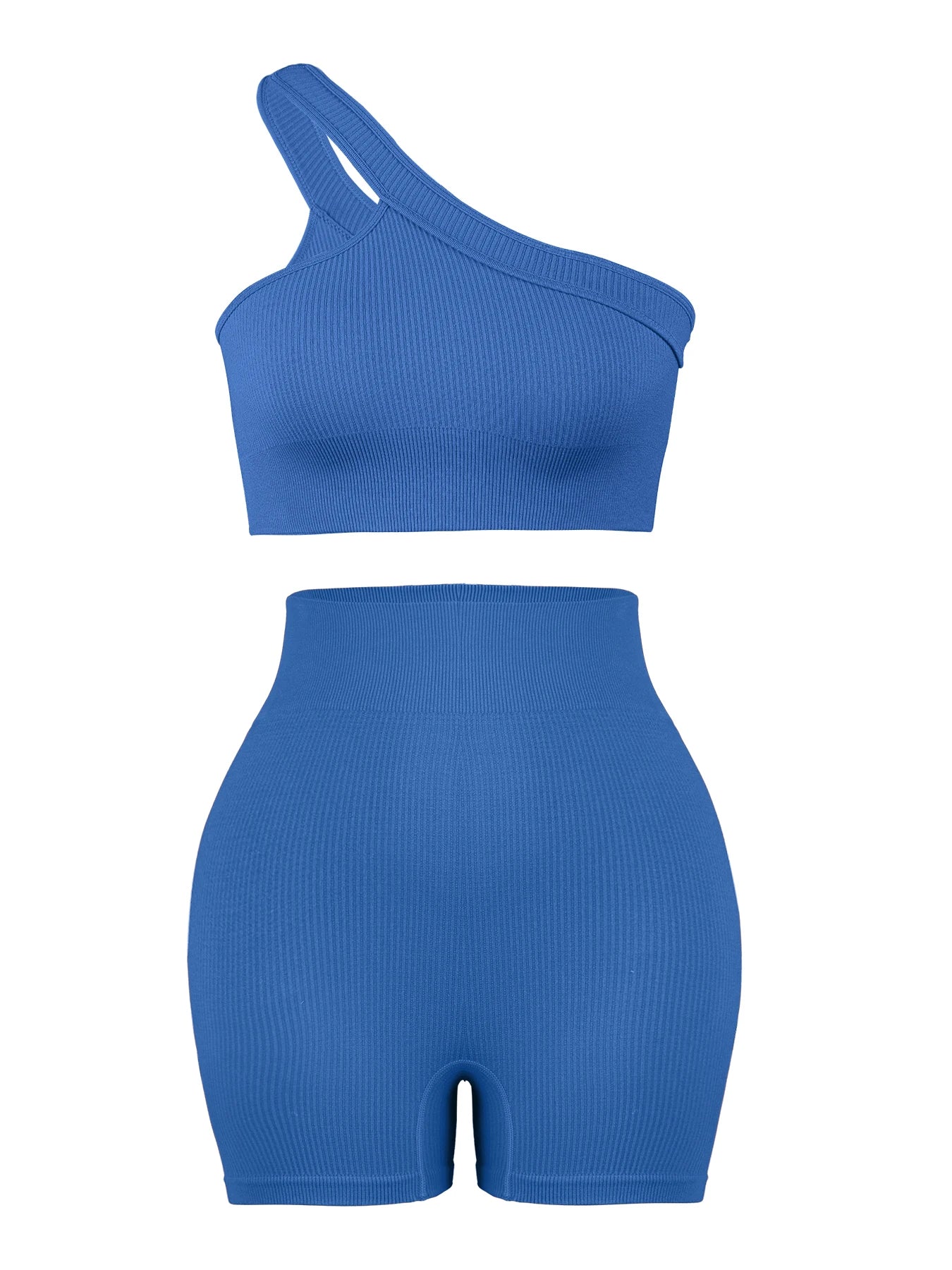 Seamless Sports Set Women Fitness Outfit – Yoga Suit Ribbed & Running Bra Padless - ZOOMNSTORE