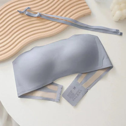 Sexy Seamless Tube Top Bra Invisible strapless Bras Women Underwear thin Non slip Push up Bralette Wireless Female Lingerie - ZOOMNSTORE