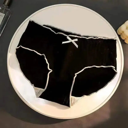 Seamless Triangle Underwear - 3pcs Pack Women's Antibacterial Ice Silk Low Waist Briefs - ZOOMNSTORE