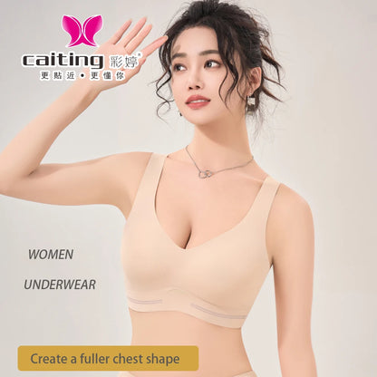 Seamless Wireless Bra - Comfortable Vest Style Push Up Bra With Soft Breathable Fabric - ZOOMNSTORE