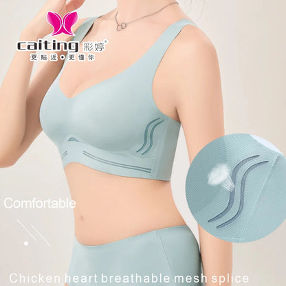 Seamless Wireless Bra - Comfortable Vest Style Push Up Bra With Soft Breathable Fabric - ZOOMNSTORE