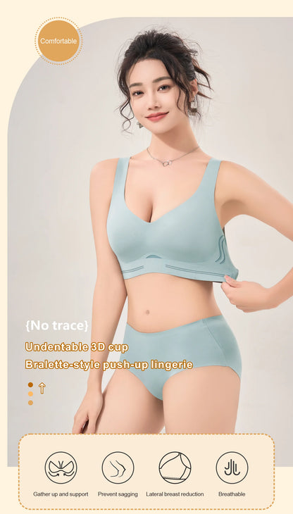 Seamless Wireless Bra - Comfortable Vest Style Push Up Bra With Soft Breathable Fabric - ZOOMNSTORE