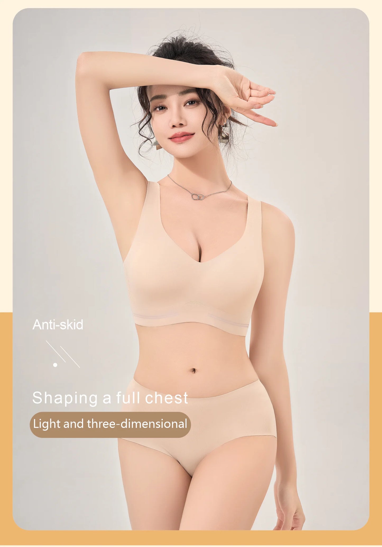 Seamless Wireless Bra - Comfortable Vest Style Push Up Bra With Soft Breathable Fabric - ZOOMNSTORE