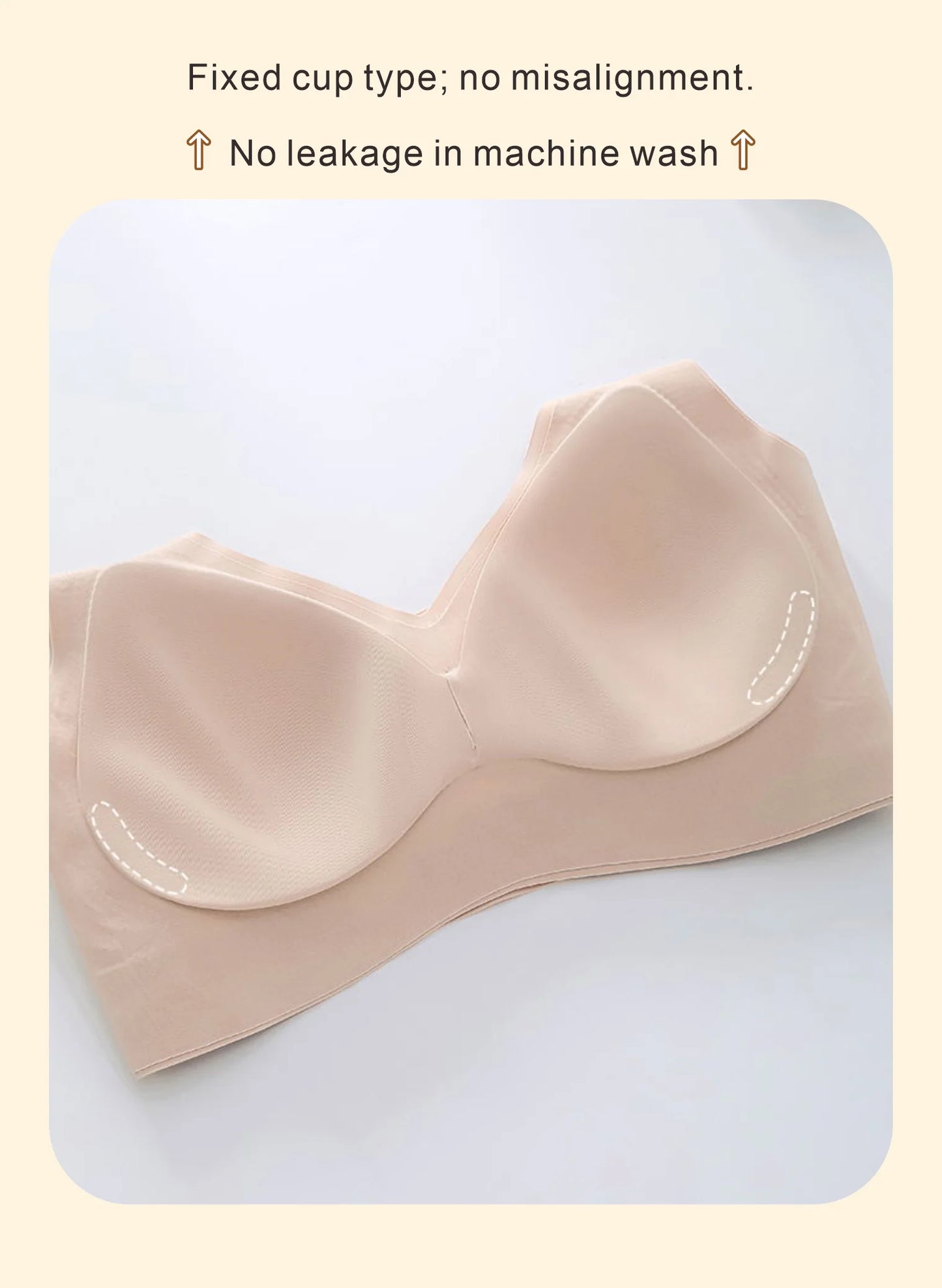 Seamless Wireless Bra - Comfortable Vest Style Push Up Bra With Soft Breathable Fabric - ZOOMNSTORE