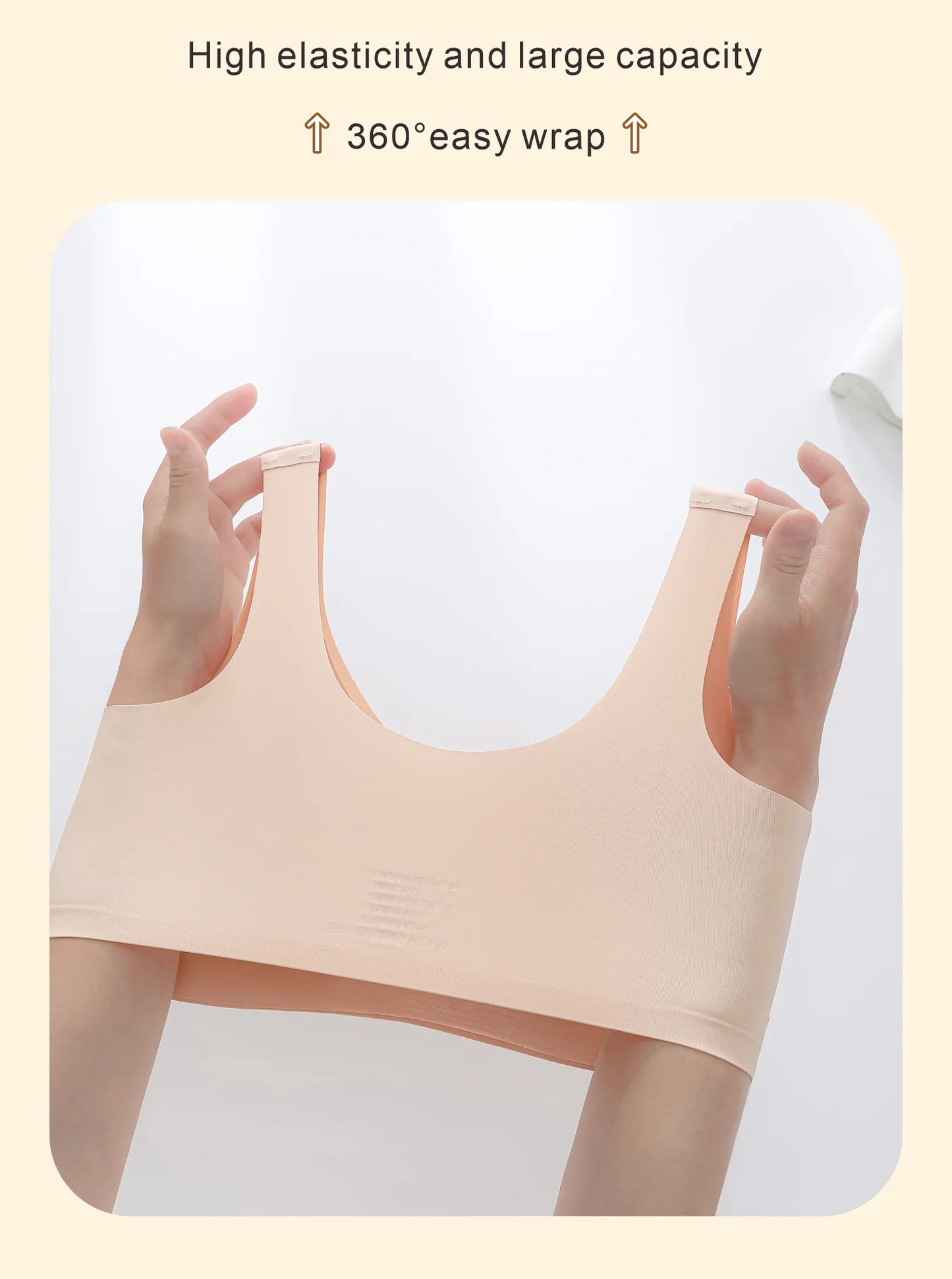 Seamless Wireless Bra - Comfortable Vest Style Push Up Bra With Soft Breathable Fabric - ZOOMNSTORE