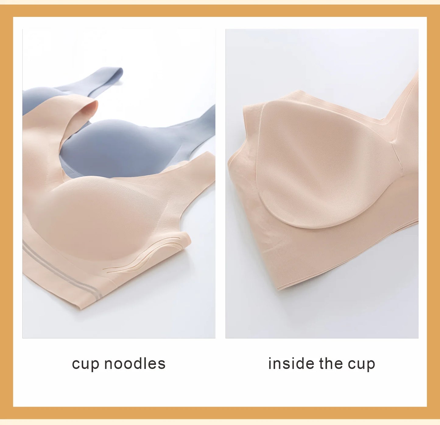 Seamless Wireless Bra - Comfortable Vest Style Push Up Bra With Soft Breathable Fabric - ZOOMNSTORE