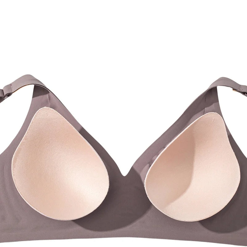 2Pcs/Set Seamless Bra Women Underwear Wireless Brassiere Soft Padded Intimate Female Push Up Sexy Lingerie Underwear Sleepwears - ZOOMNSTORE