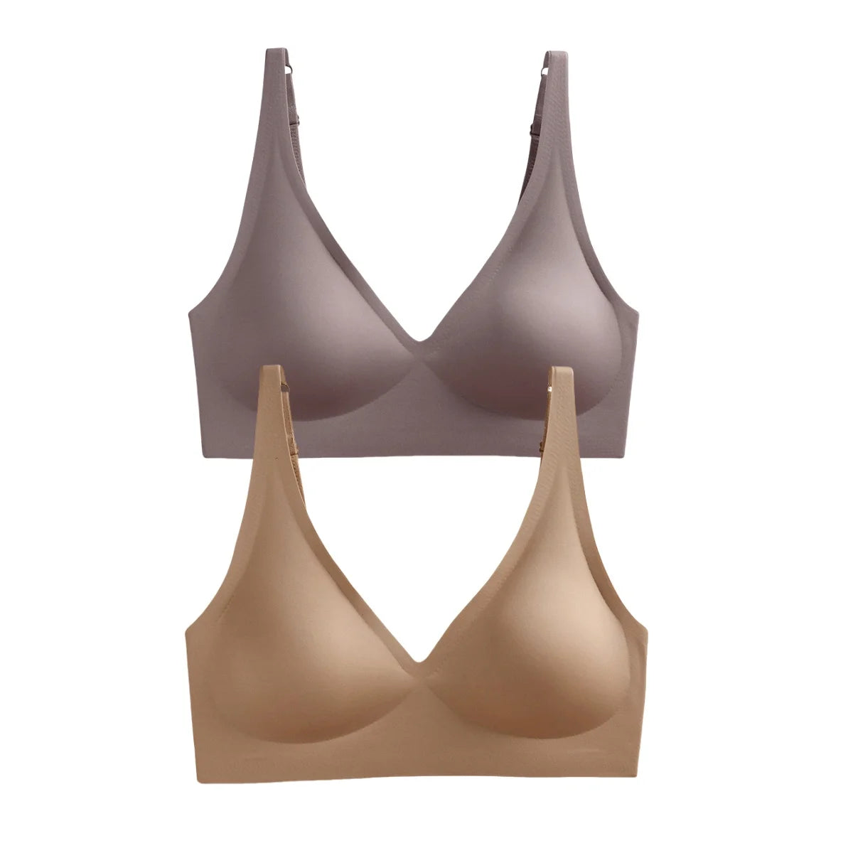 2Pcs/Set Seamless Bra Women Underwear Wireless Brassiere Soft Padded Intimate Female Push Up Sexy Lingerie Underwear Sleepwears - ZOOMNSTORE
