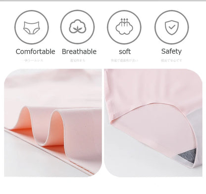 Seamless Women's Panties - Breathable Sports Underwear, Comfortable Mid-Rise Briefs - ZOOMNSTORE