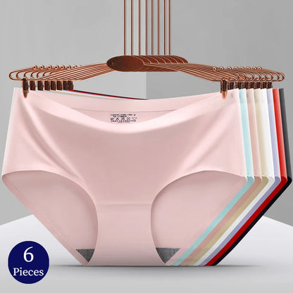 Seamless Women's Panties - Plus Size Comfortable Female Briefs | Breathable Lingerie - ZOOMNSTORE