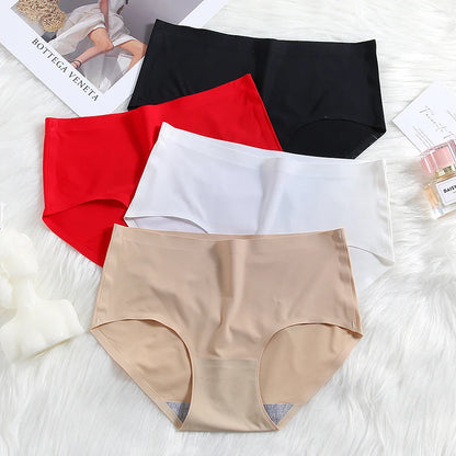 Seamless Women's Panties - Plus Size Comfortable Female Briefs | Breathable Lingerie - ZOOMNSTORE
