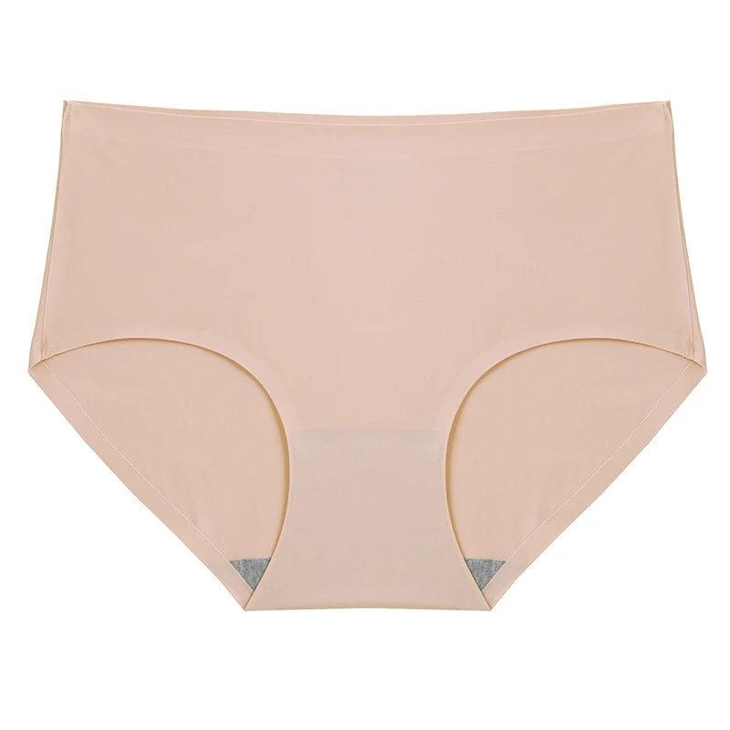 Seamless Women's Panties - Plus Size Comfortable Female Briefs | Breathable Lingerie - ZOOMNSTORE