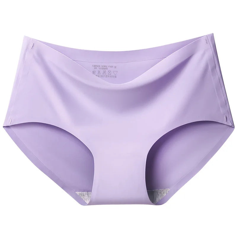 Seamless Women's Panties - Plus Size Comfortable Female Briefs | Breathable Lingerie - ZOOMNSTORE