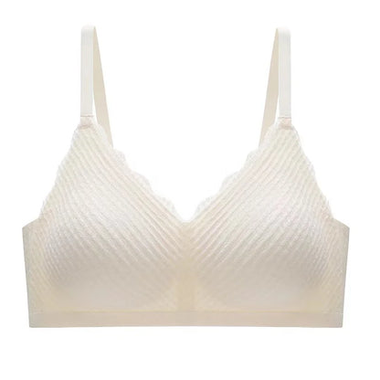 Seamless Womens Lace Bra - Non-Slip Thin Back Sling - ZOOMNSTORE