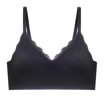 Seamless Womens Lace Bra - Non-Slip Thin Back Sling - ZOOMNSTORE