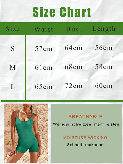 Seamless Yoga Jumpsuit - High Waisted Leggings & Sleeveless Sports Top for Women - ZOOMNSTORE