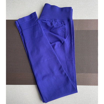 Seamless Yoga Leggings - Womens Scrunch Bum Gym Pants - ZOOMNSTORE