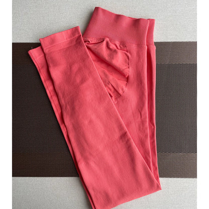 Seamless Yoga Leggings - Womens Scrunch Bum Gym Pants - ZOOMNSTORE