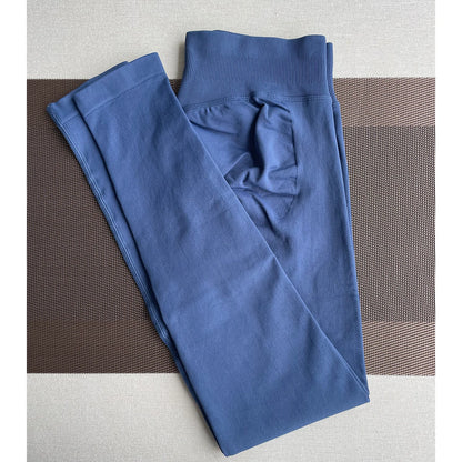 Seamless Yoga Leggings - Womens Scrunch Bum Gym Pants - ZOOMNSTORE