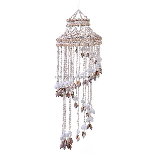 Natural Seashell Wind Chimes - Handmade Coastal Decor for Tranquil Spaces - ZOOMNSTORE